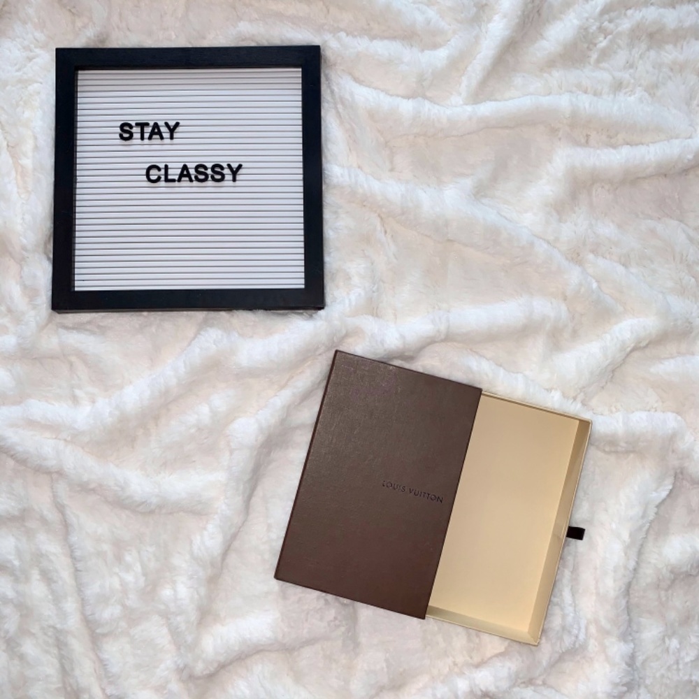 Louis Vuitton Brown Wallet Box